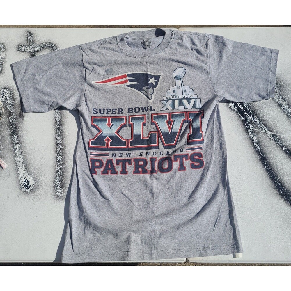 Vintage New England Patriots Superbowl XLVI shirt - Picture 2 of 5